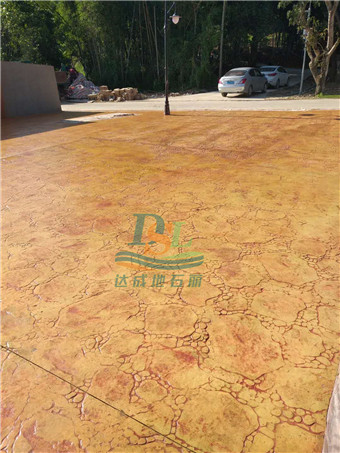 七彩澳游世界生態文化旅游區壓花地坪項目